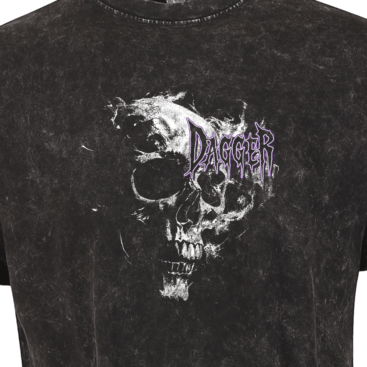 SKULL ACID BLACK T-SHIRT