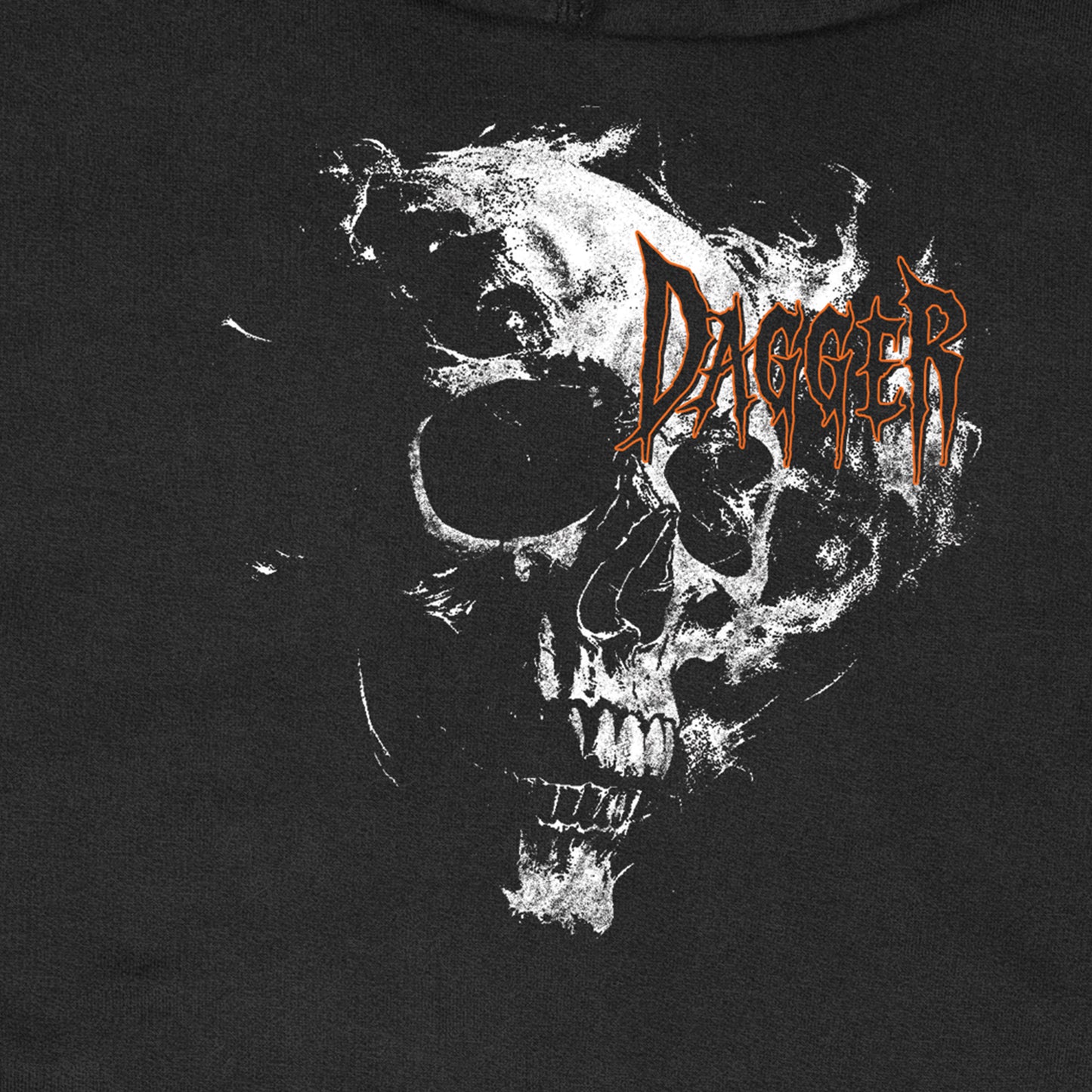 SKULL HOODIE - BLACK