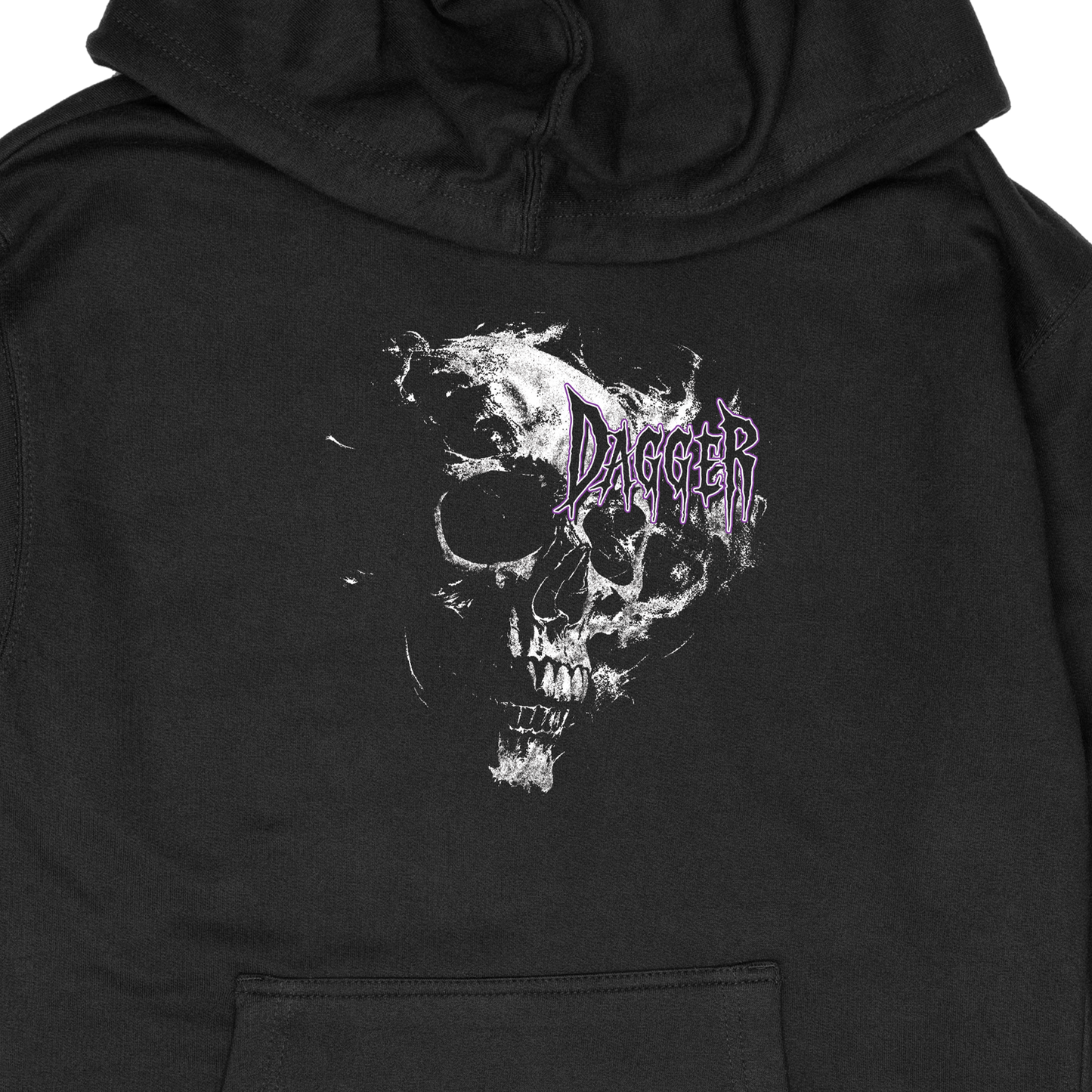 SKULL HOODIE - BLACK