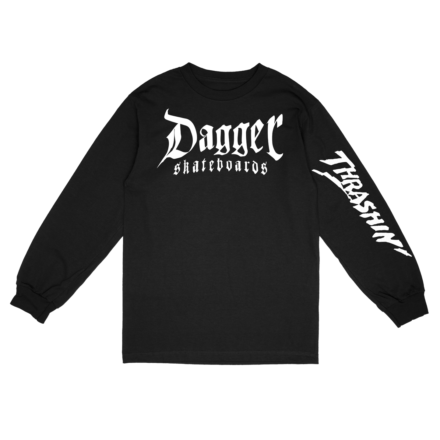 Thrashin Skull And Roses Long Sleeve