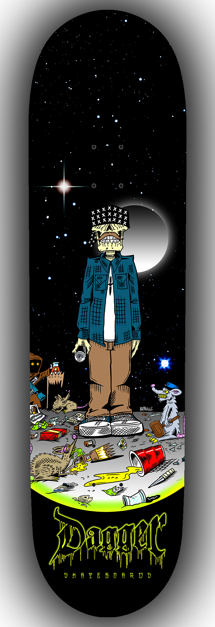 Dagger Lil Pre-Roll Skateboard Deck