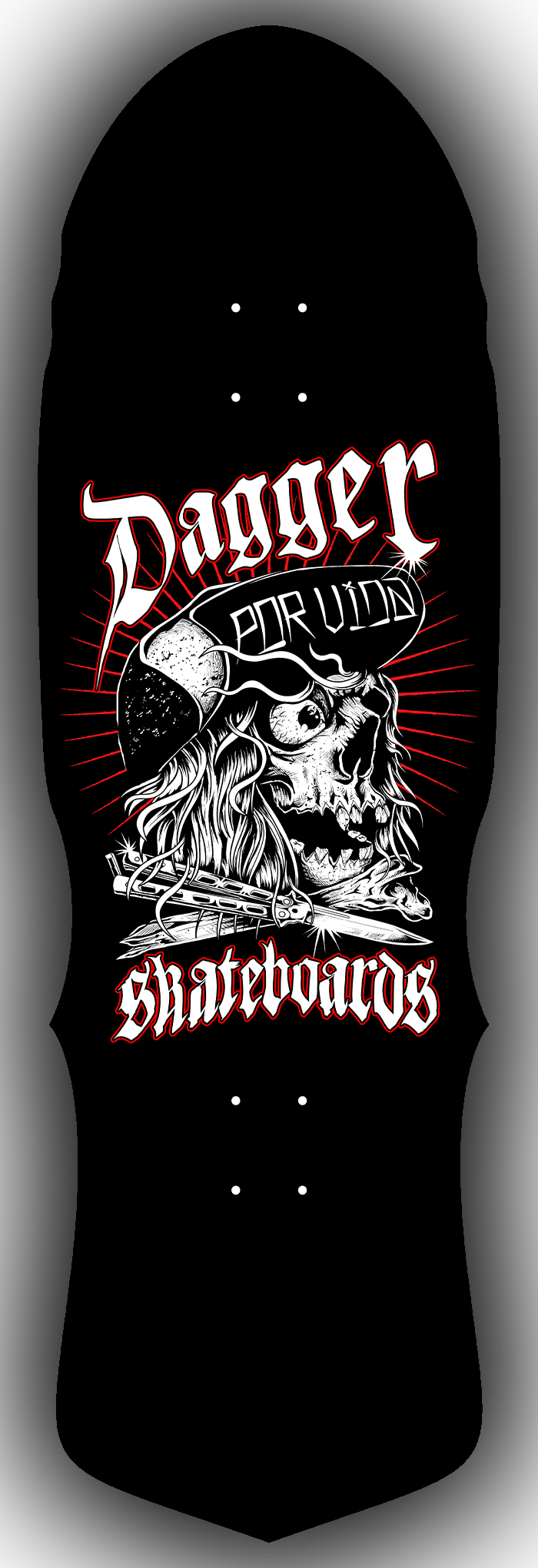 Dagger Por Vida Street Skateboard Deck