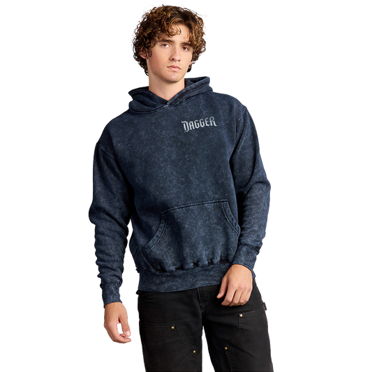 Dagger Midnight Blade Mineral Hoodie