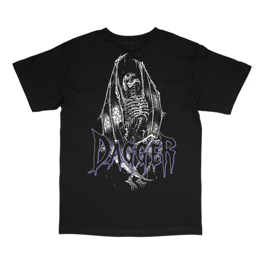 Dagger Skateboards Fallen T-shirt backleft chest graphic