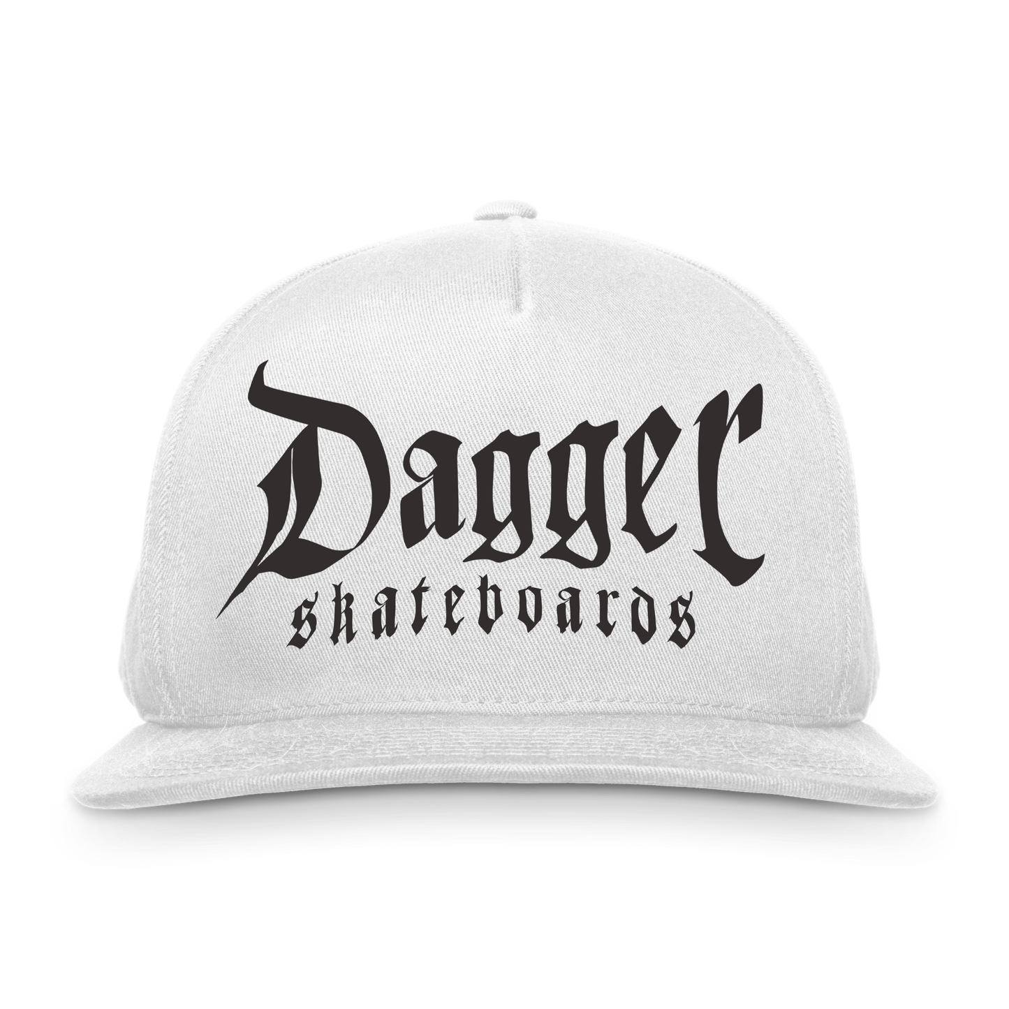 Dagger Skateboards Classic Trucker White Hat