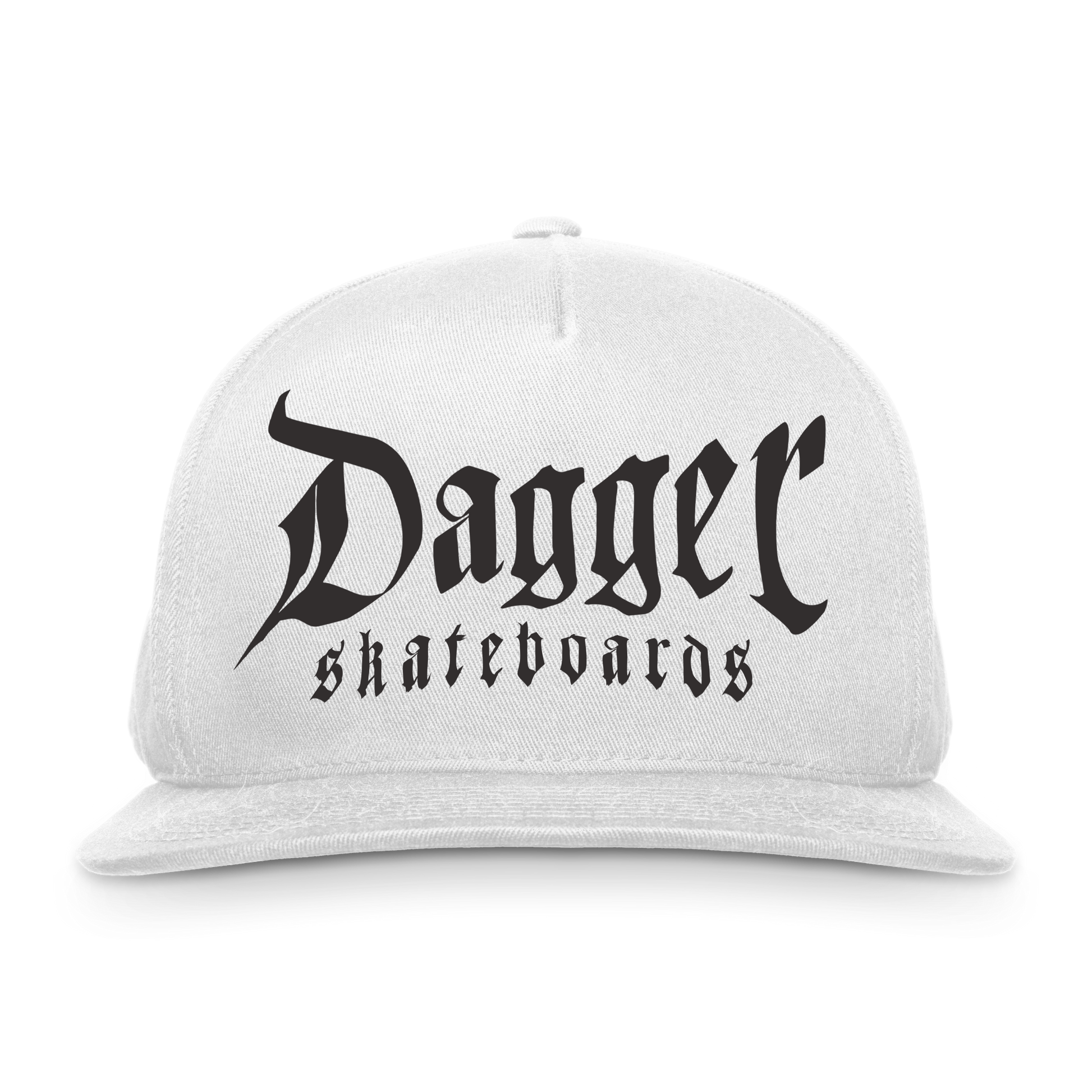 Dagger Skateboards Classic Trucker White Hat