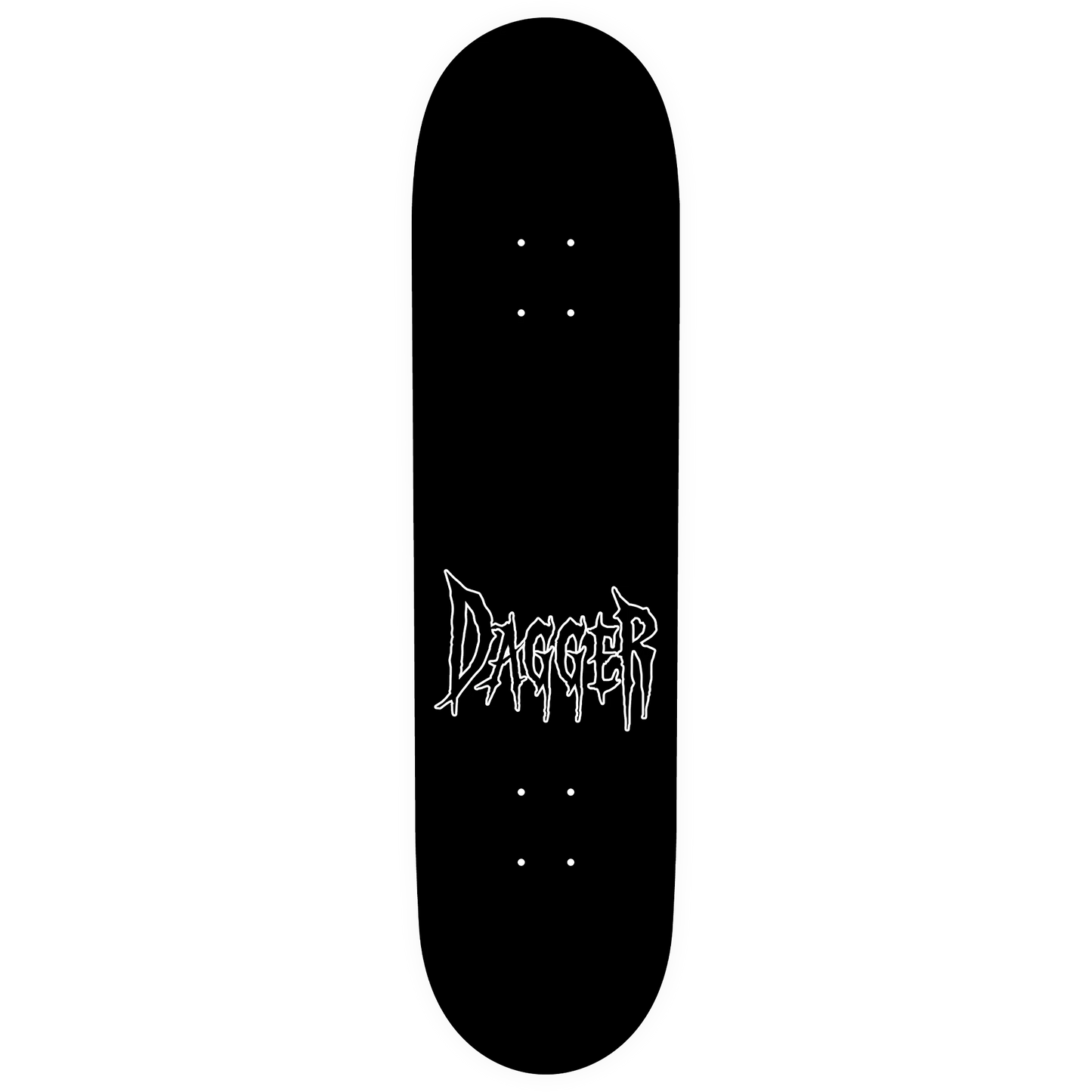 Skateboard deck — top view