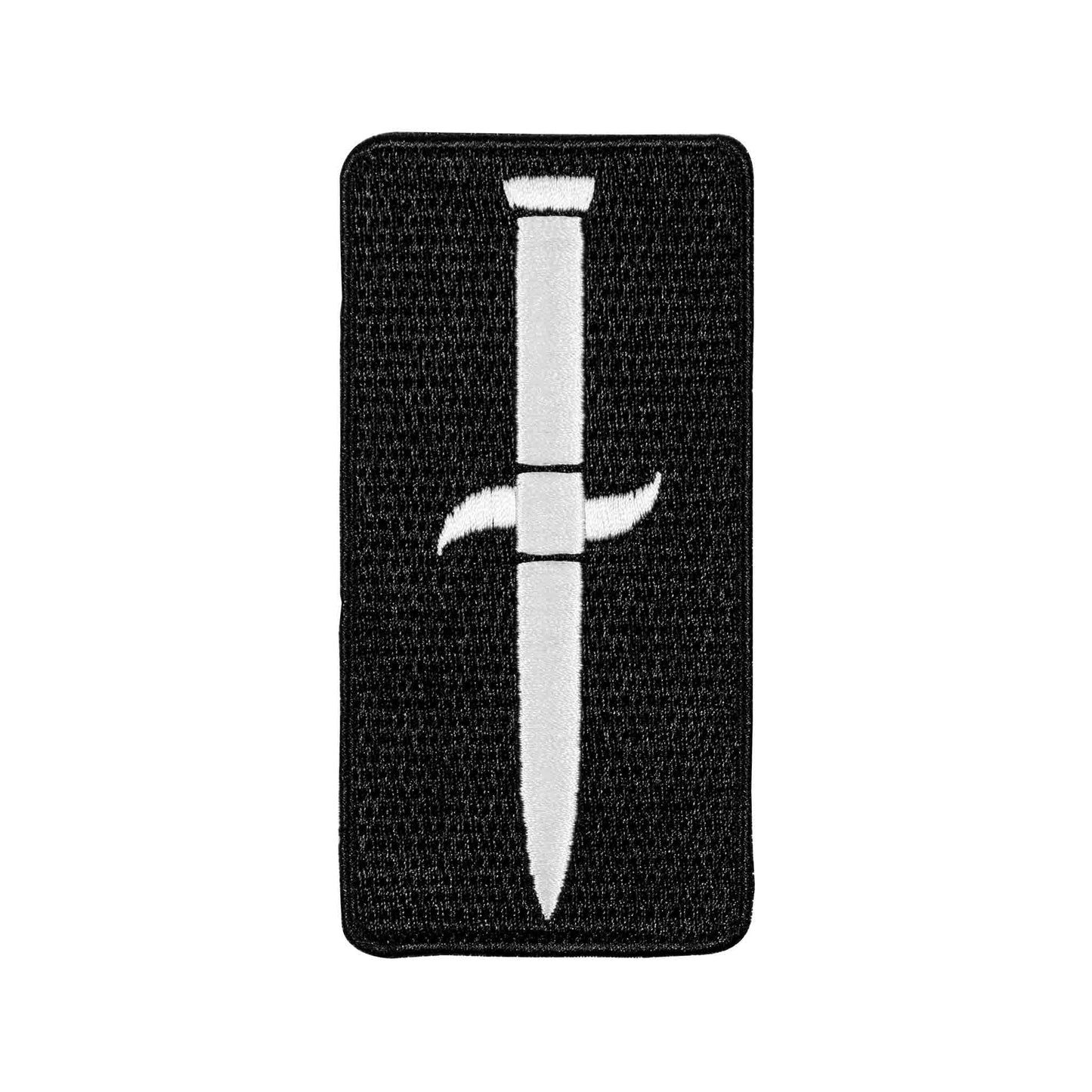 Dagger | Patch | White/Black - Dagger Skateboards