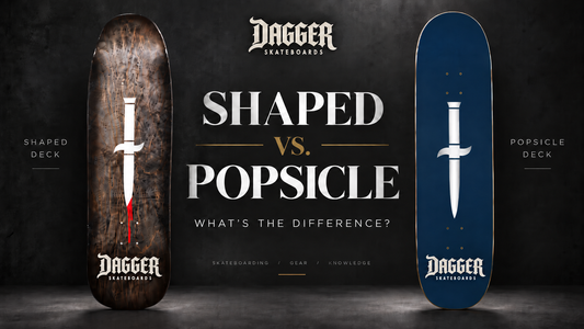 Shaped Skateboard Decks vs. Popsicle Decks: What’s the Difference?