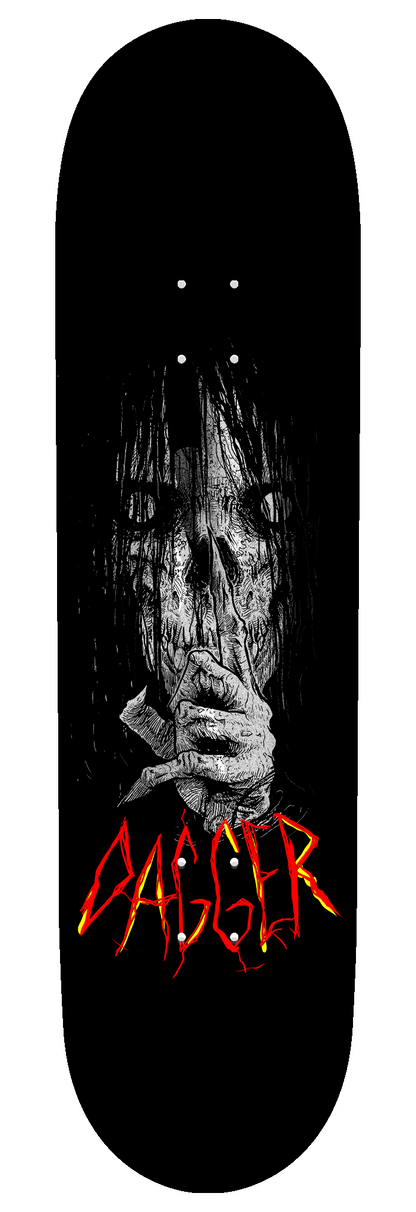 Creep foil skateboard deck