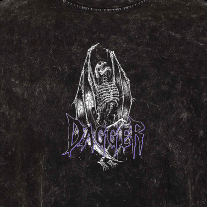 FALLEN ACID BLACK T-SHIRT