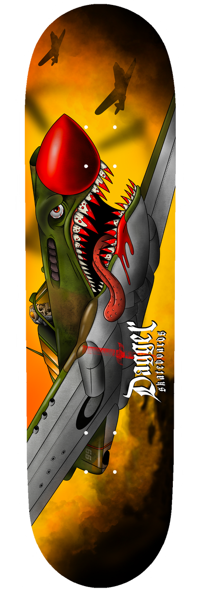 Flying Tigers P-40 Skateboard Deck