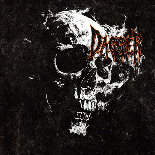 SKULL ACID BLACK T-SHIRT