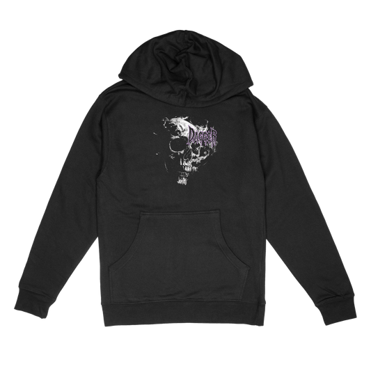 SKULL HOODIE - BLACK