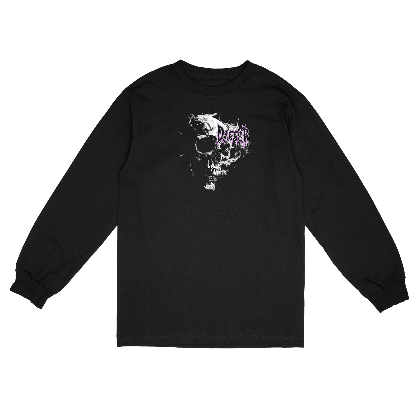 SKULL LONGSLEEVE BLACK
