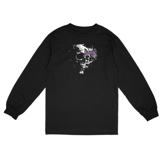 SKULL LONGSLEEVE BLACK