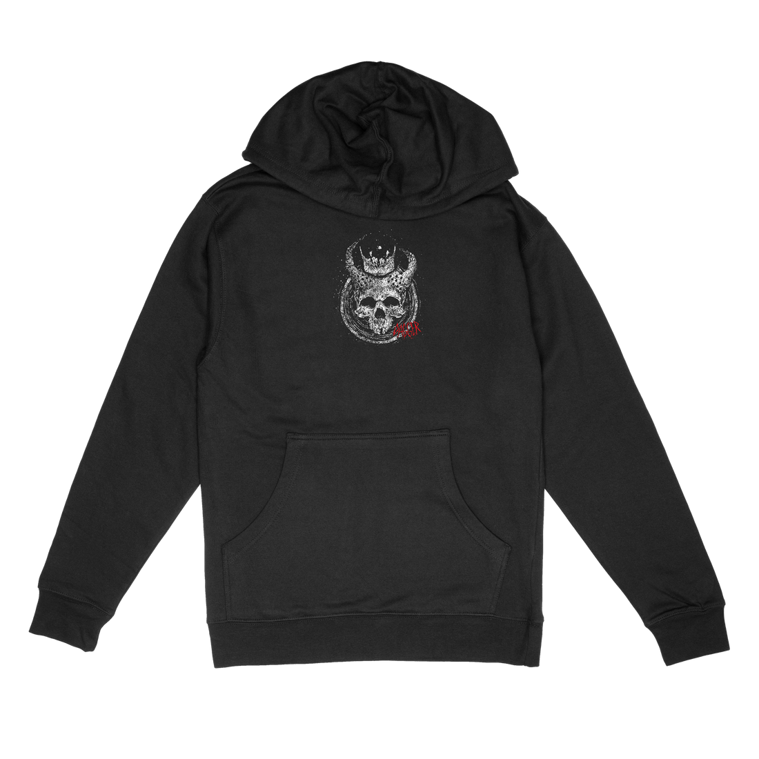 DAGGER HORNS HOODIE BLACK
