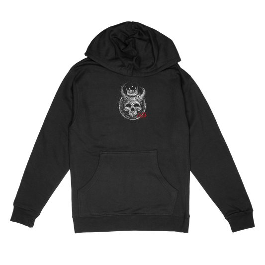 DAGGER HORNS HOODIE BLACK