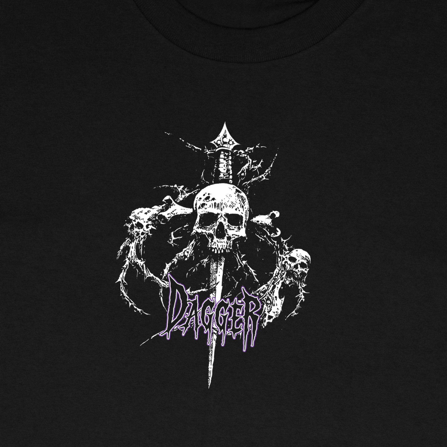 SKULL N SWORD DAGGER T-SHIRT