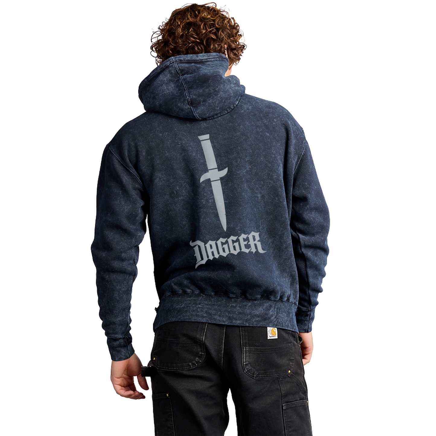 Dagger Midnight Blade Mineral Hoodie