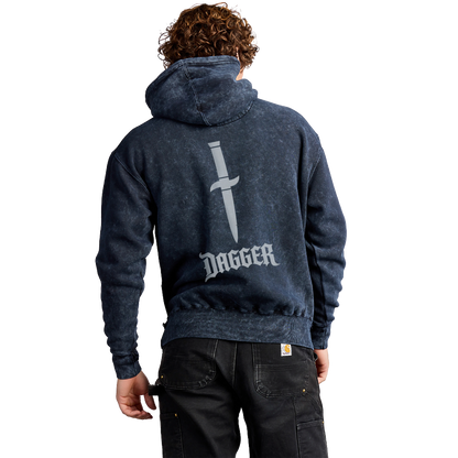 Dagger Midnight Blade Mineral Hoodie