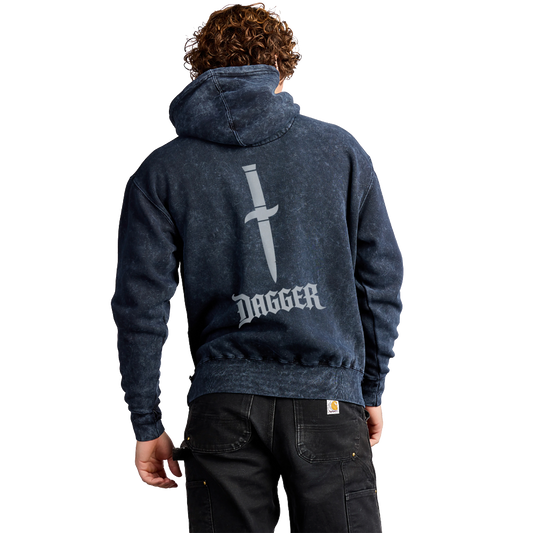 Dagger Midnight Blade Mineral Hoodie