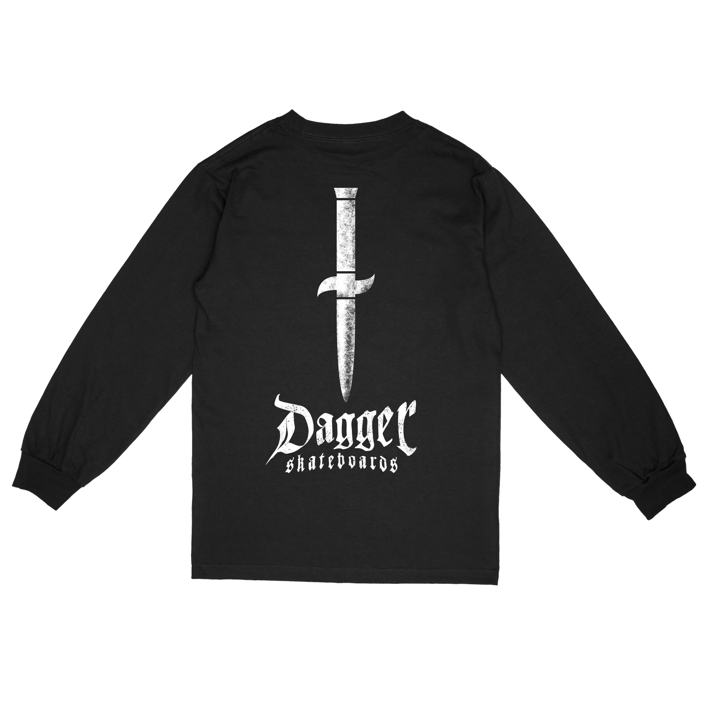OG Dagger long sleeve tee front view by Dagger Skateboards