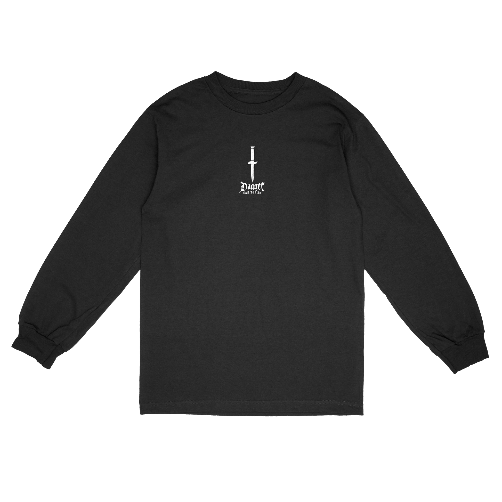 OG Dagger long sleeve tee back view by Dagger Skateboards