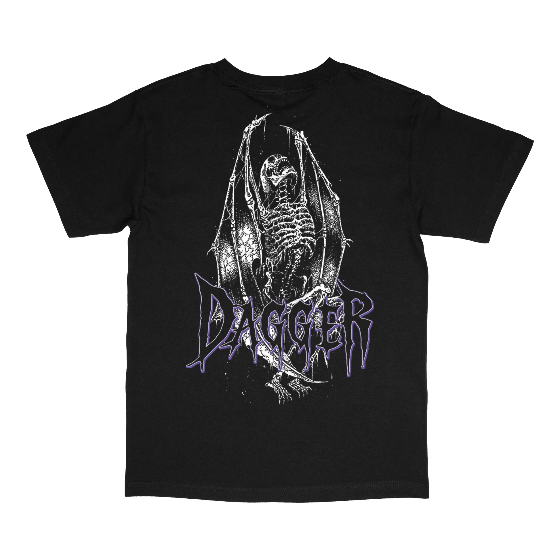 Dagger Skateboards Fallen T-shirt backleft chest graphic