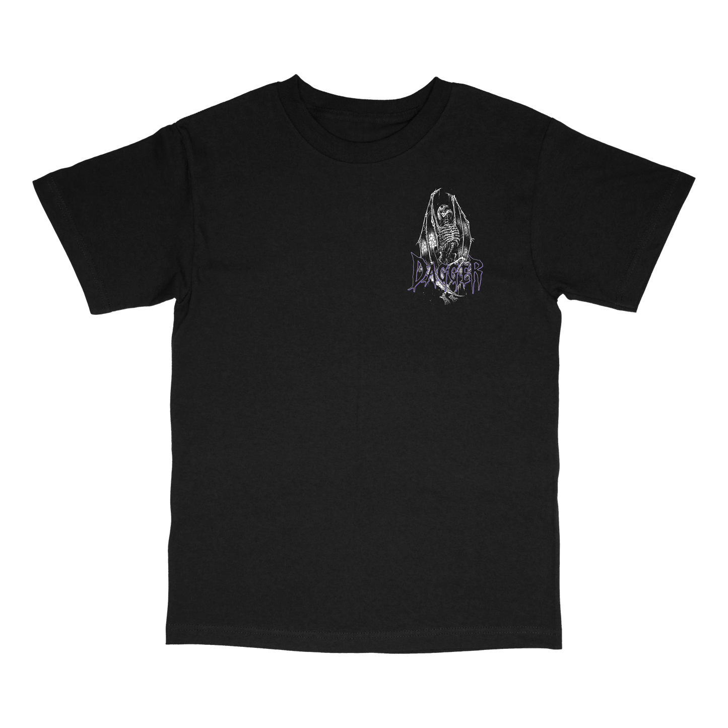 Dagger Skateboards Fallen T-shirt front left chest graphic