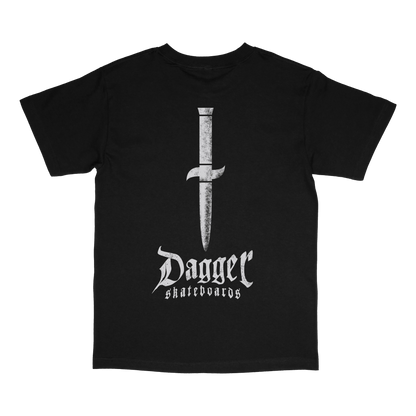 Dagger OG T-Shirt back view with graphic artwork by Dagger Skateboards