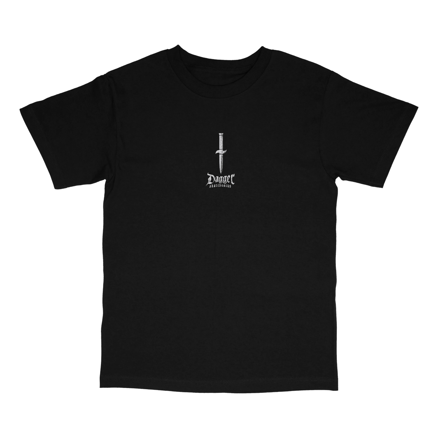 Dagger OG T-Shirt front view with graphic artwork by Dagger Skateboards