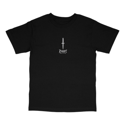 Dagger OG T-Shirt front view with graphic artwork by Dagger Skateboards