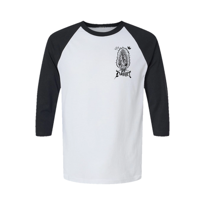 Dagger Skateboards Virgin 3/4 Sleeve T-Shirt - front graphic