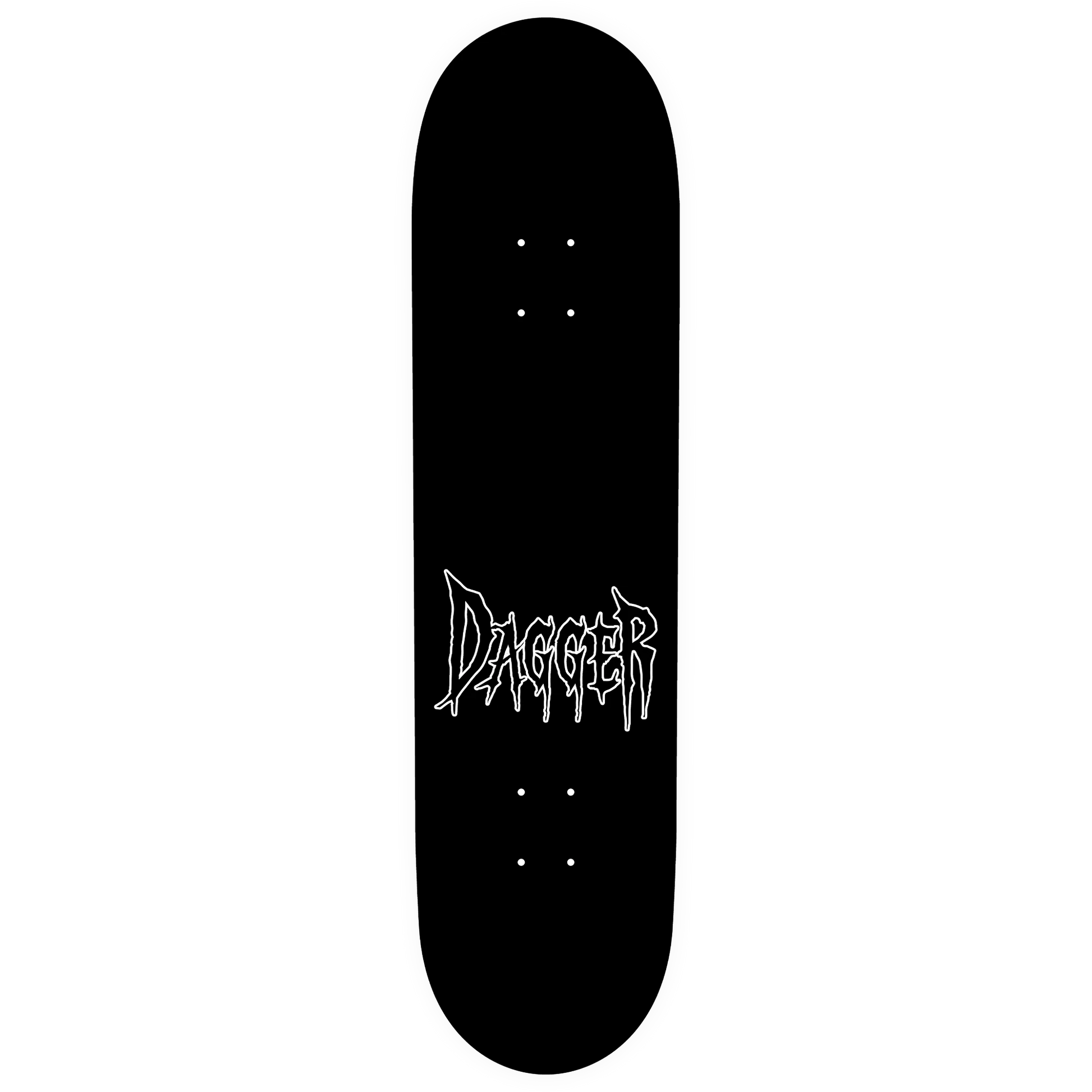 Skateboard deck — top view