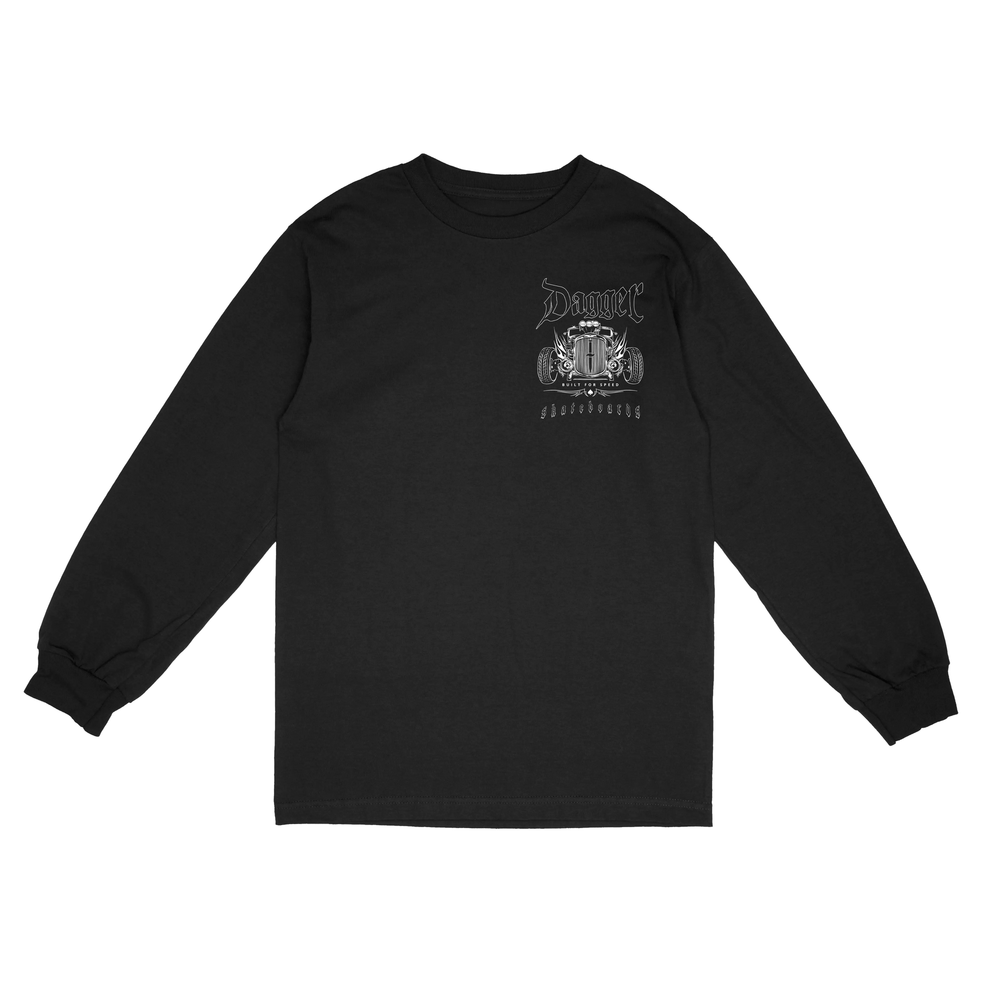 Dagger Skateboards Hot Rod Long Sleeve — back print