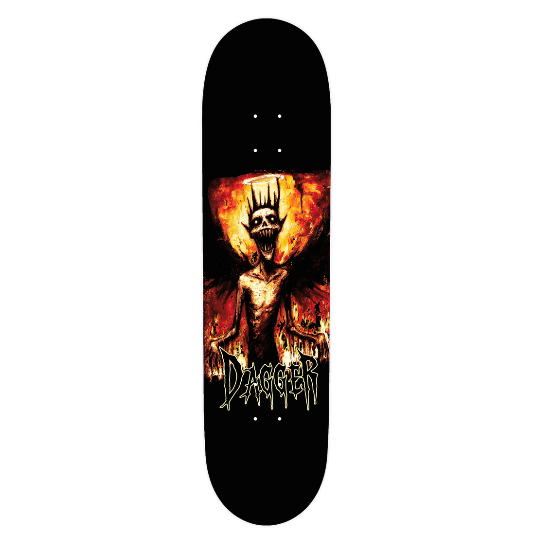 Dagger Skateboards Lies Deck — bottom graphic