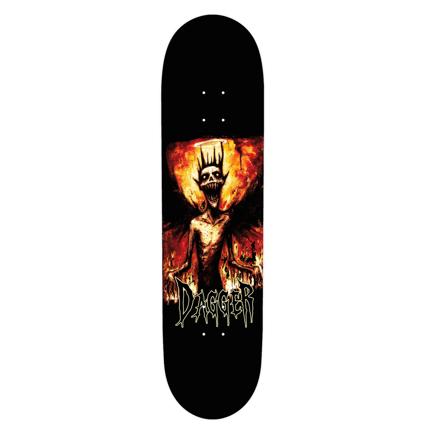 Dagger Skateboards Lies Deck — bottom graphic