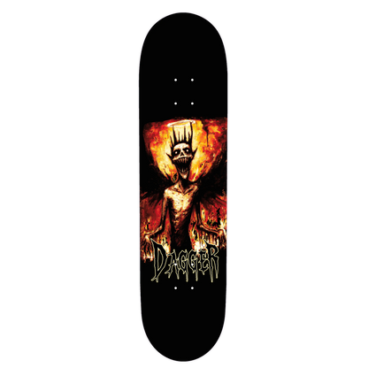 Dagger Skateboards Lies Deck — bottom graphic