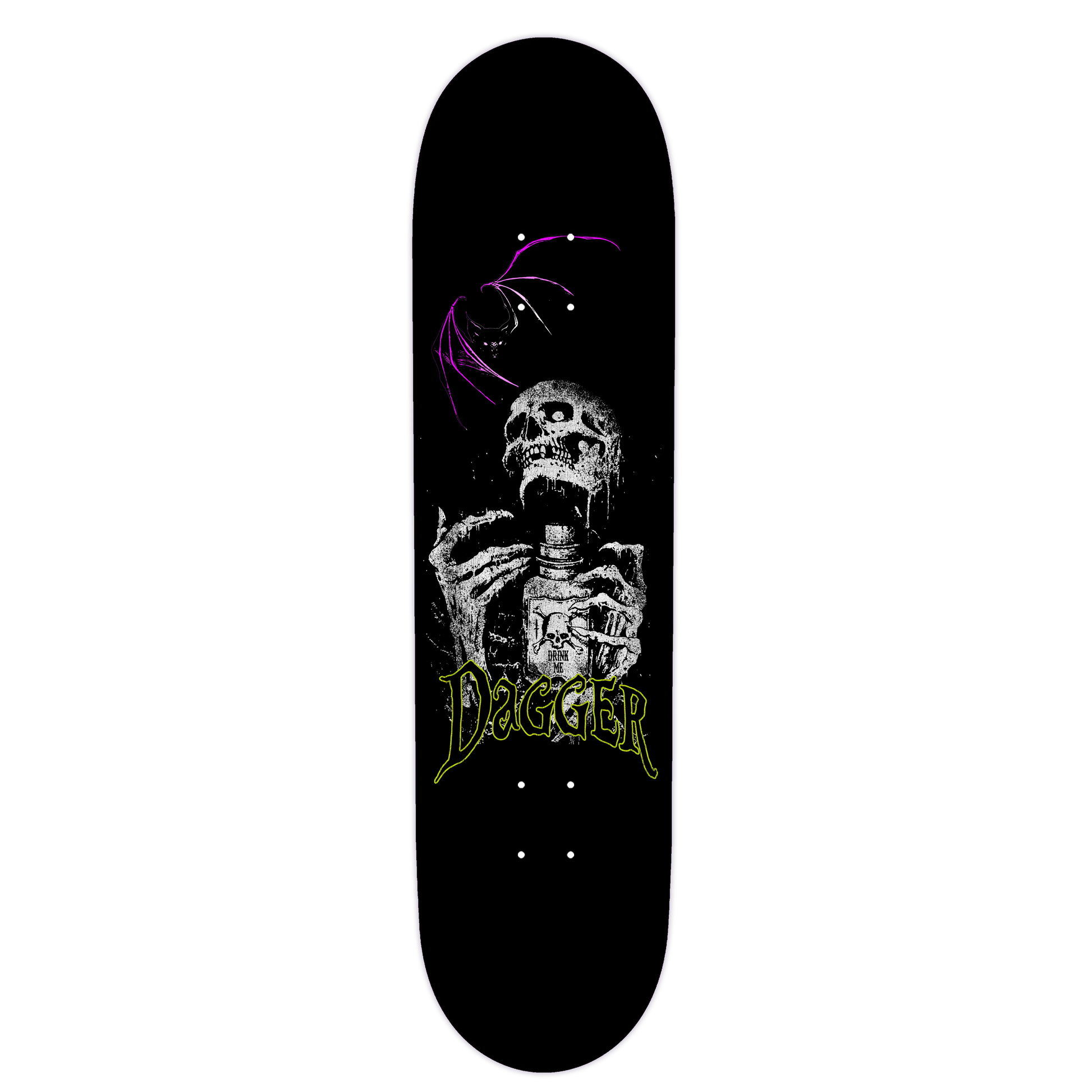 Dagger Skateboards Poison Deck — bottom graphic