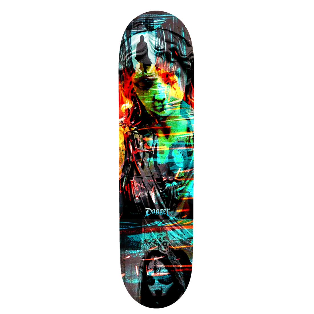 Dagger Skateboards Four Horsemen Foil Deck — bottom graphic