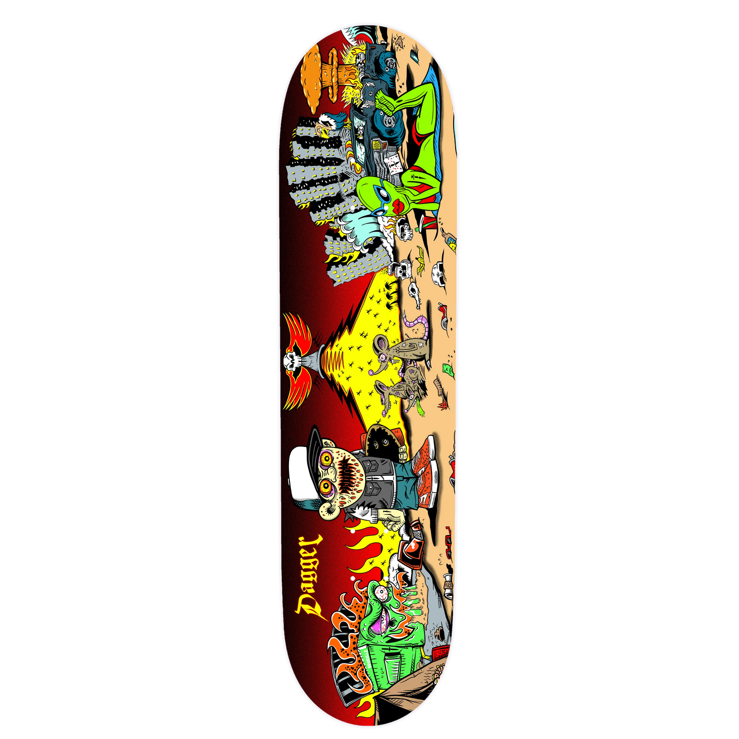 Dagger Skateboards Zombie Deck — bottom graphic